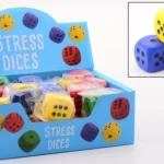 Dobókocka, 1 db, 4 cm, gumiból 733126 Újdonság