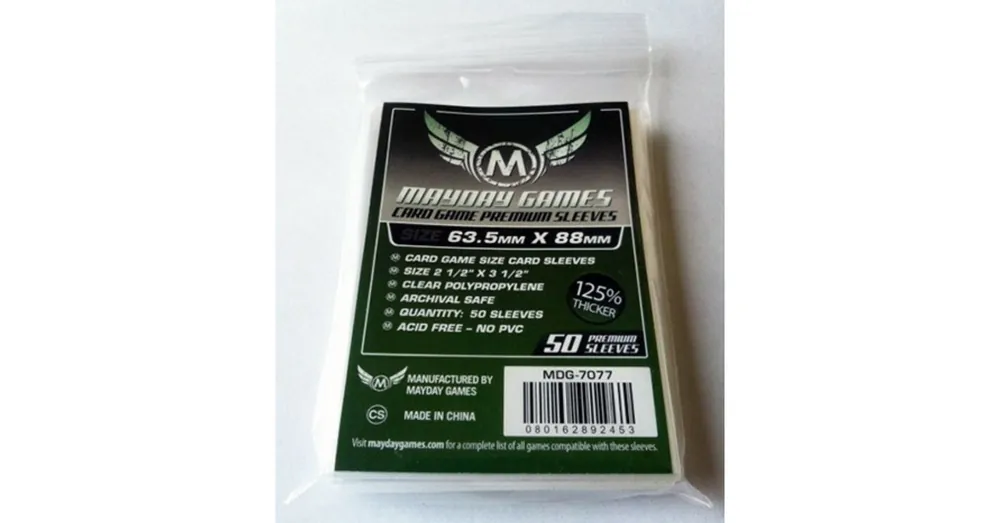 Mayday premium kártyavédő (sleeve) - 63,5*88 mm (50 db/csomag) Biztonságos vásárlás