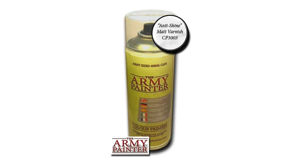 Ajánlat Army Painter Anti-shine Matt Varnish spray (400 ml)