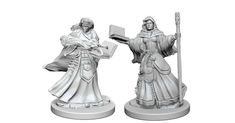 D&D Nolzur‘s Marvelous Miniatures Human Wizard Female Wave1 Outlet