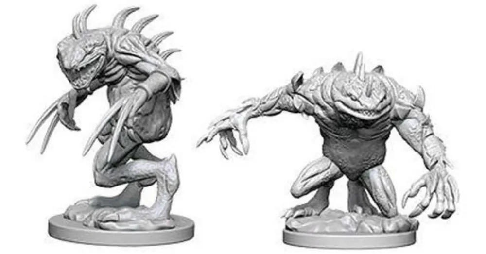 D&D Nolzur‘s Marvelous Miniatures Grey Slaad & Death Slaad Alacsony ár