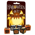Dobókocka készlet, 6 darabos Halloween dobókocka készlet (D6) Nézd meg most