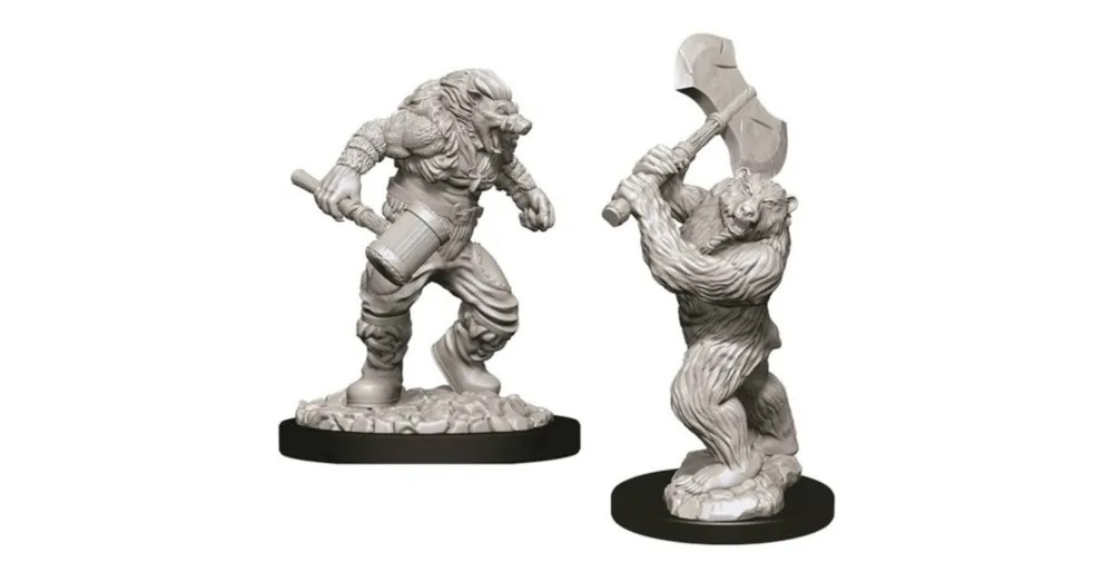 D&D Nolzur‘s Marvelous Miniatures Wereboar & Werebear Outlet