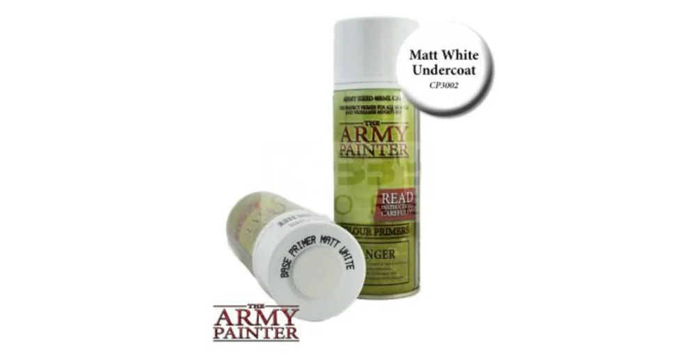 Army painter - Matt White alapozó spray Gyors szállítás