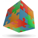 Olcsó V-Cube 2x2 versenykocka, egyenes, Puzzle