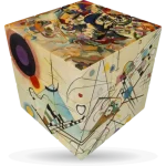 V-Cube 3x3 versenykocka, Kandinsky Árcsökkenés