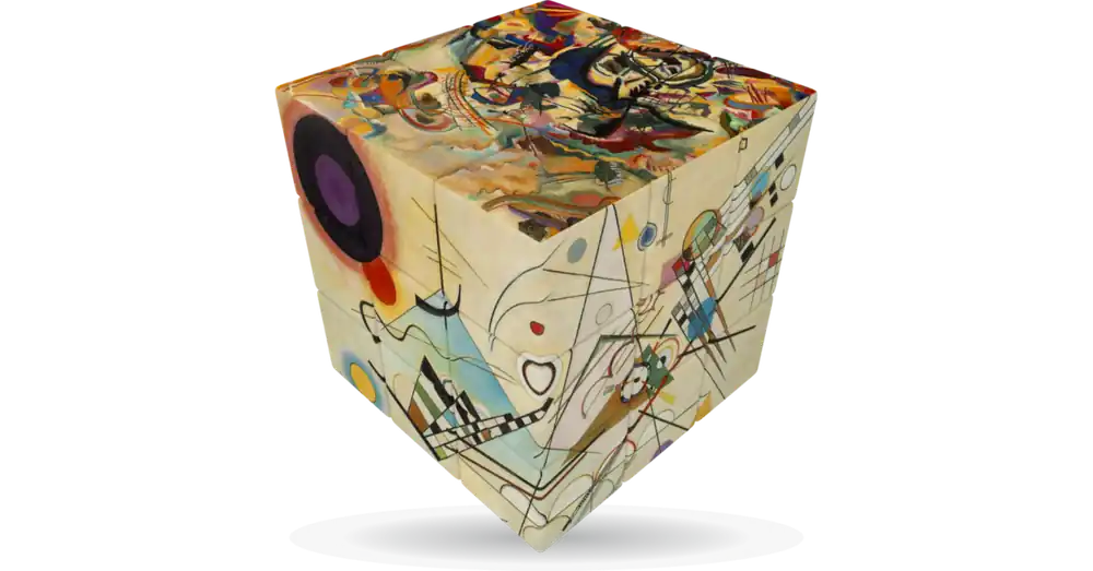 V-Cube 3x3 versenykocka, Kandinsky Árcsökkenés