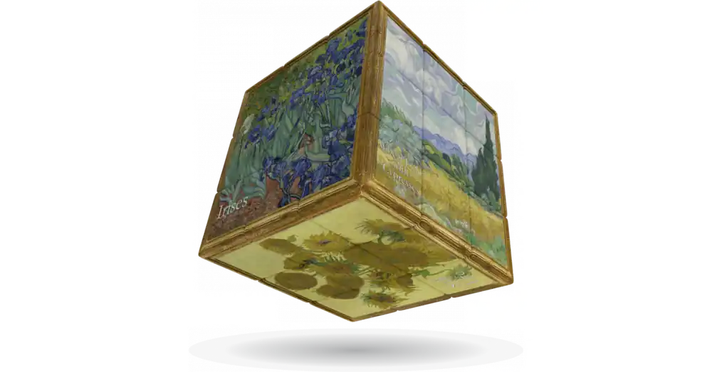 Árengedmény V-Cube 3x3 versenykocka, Van Gogh