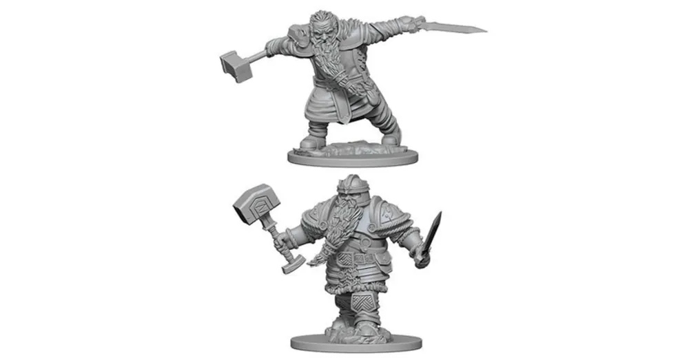 Prémium D&D Nolzur‘s Marvelous Miniatures Dwarf Fighter Male