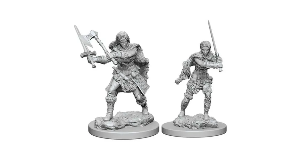 D&D Nolzur‘s Marvelous Miniatures Human Barbarian Female Gyors kiszállítás
