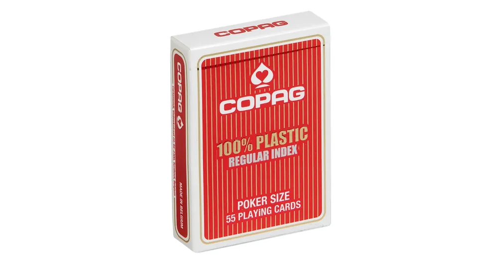 Copag 100% plasztik kártya, 55 lap, kis index, piros hátoldalú Nézd meg most
