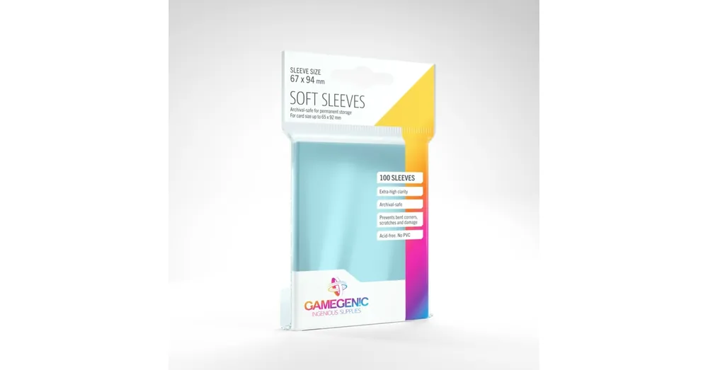 Legkelendőbb GameGenic Soft Sleeves - 67x94mm (100 db/csomag)