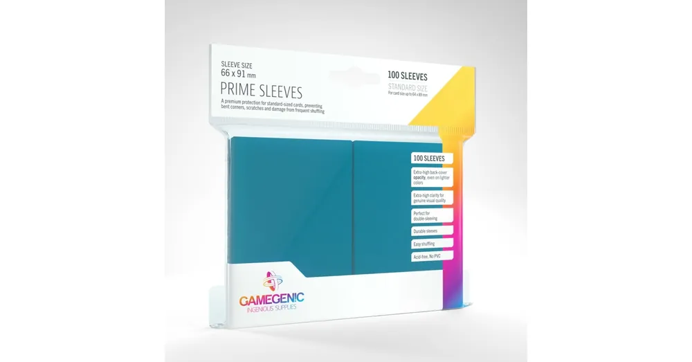 Gyors szállítás GameGenic Prime Sleeves, kék - 66x91mm (100 db/csomag)
