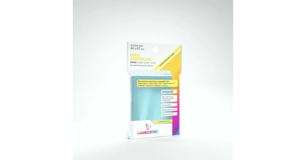 Gyors kiszállítás GameGenic Prime Mini US sleeves - 44x67 mm (50 db/csomag)