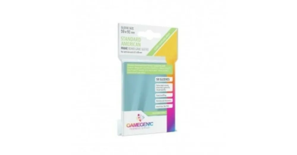 Vedd meg online GameGenic Prime Standard US sleeves - 59x91 mm (50 db/csomag)