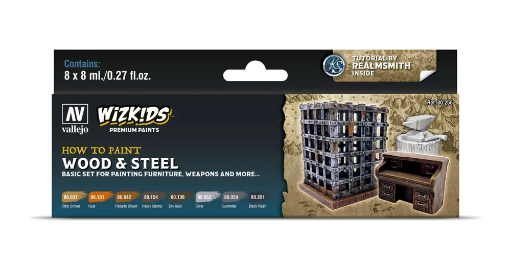 Wizkids Premium set by Vallejo Wood & Steel festékszett Ajánlat