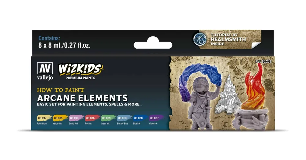 Wizkids Premium set by Vallejo Arcane Elements festékszett Alacsony ár