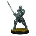 Akciós ár D&D Icons Human Male Fighter Premium Prepainted Miniature