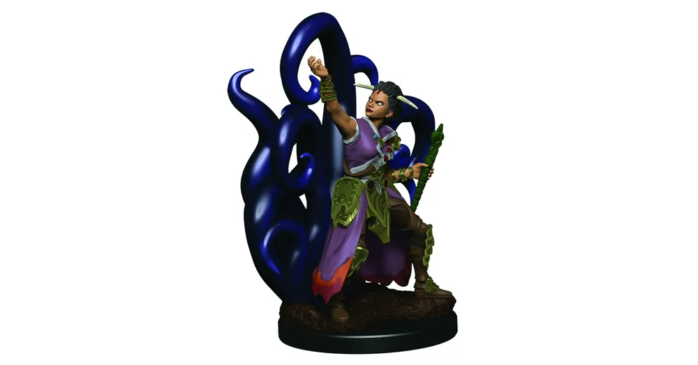 D&D Icons Human Female Warlock Premium Prepainted Miniature Biztonságos vásárlás