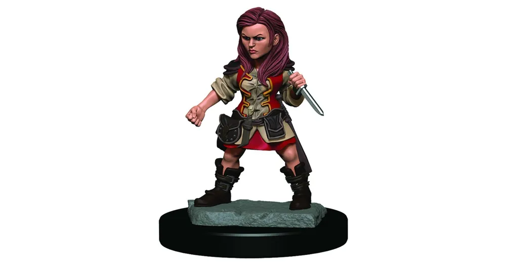 Olcsóbb D&D Icons Halfling Female Rogue Premium Prepainted Miniature