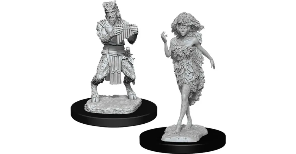 Olcsó D&D Nolzur‘s Marvelous Miniatures Satyr & Dryad