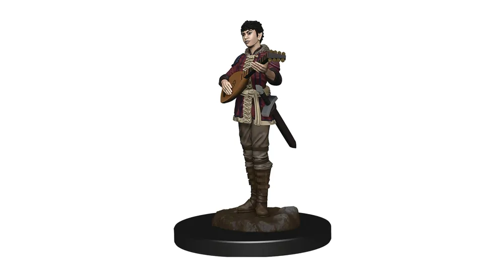 Ajánlat D&D Icons Half-Elf Female Bard Premium Prepainted Miniature