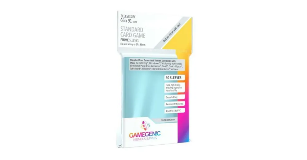 GameGenic Prime Standard sleeves - 66x91 mm (50 db/csomag) Kihagyhatatlan ajánlat
