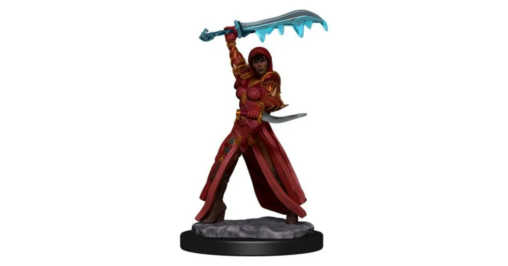 D&D Icons Human Female Rogue Premium Prepainted Miniature Különleges ajánlat