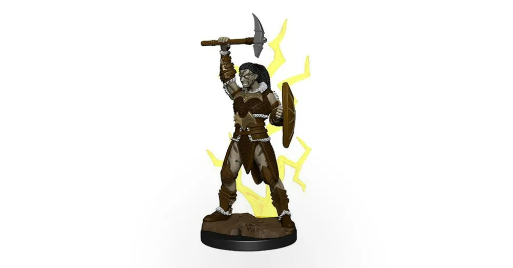 Kihagyhatatlan ajánlat D&D Icons Goliath Female Barbarian Premium Prepainted Miniature