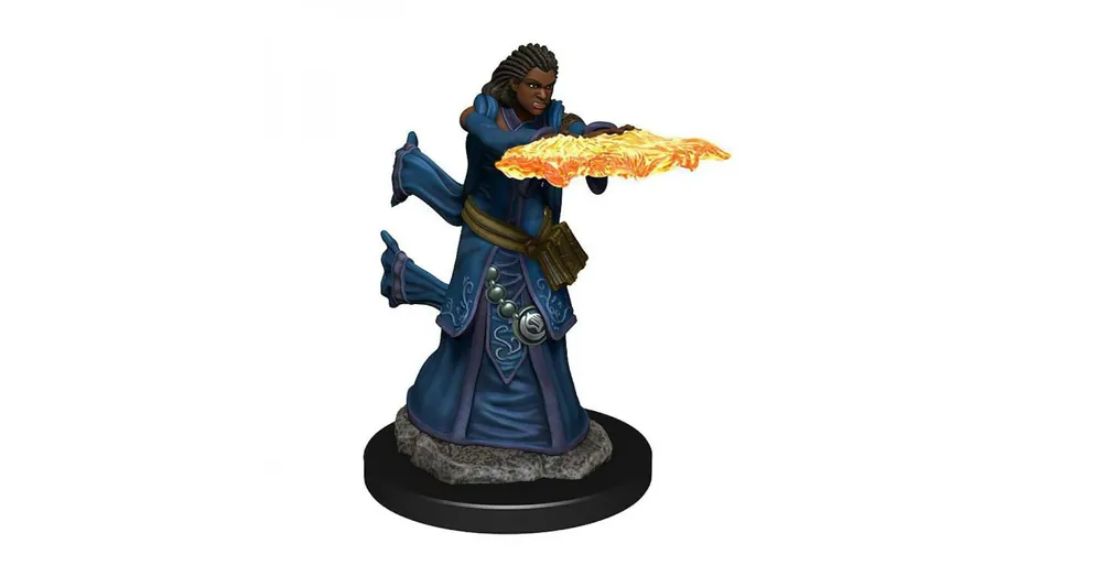 D&D Icons Human Female Wizard Premium Prepainted Miniature Bestseller