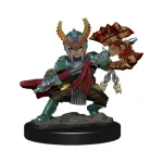 D&D Icons Halfling Female Fighter Premium Prepainted Miniature Expressz kézbesítés