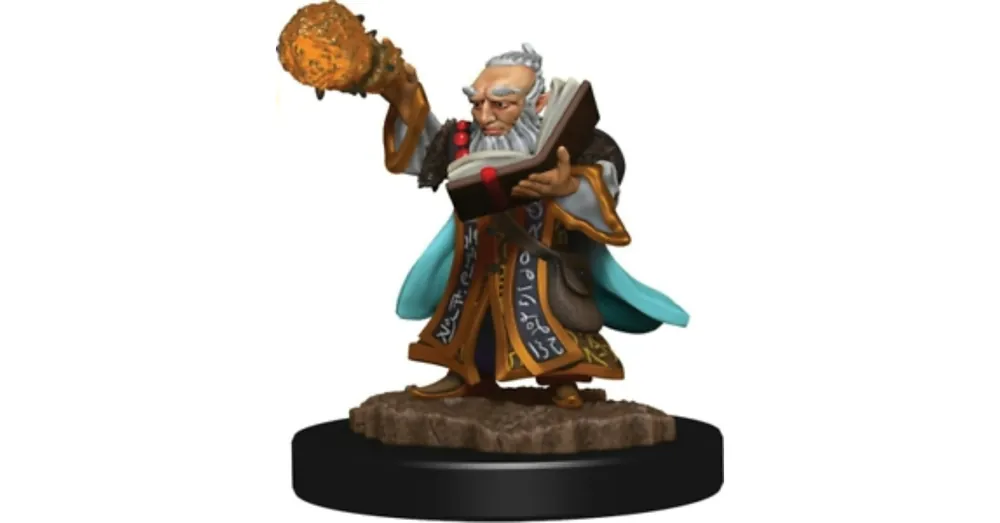D&D Icons Gnome Male Wizard Premium Prepainted Miniature Népszerű