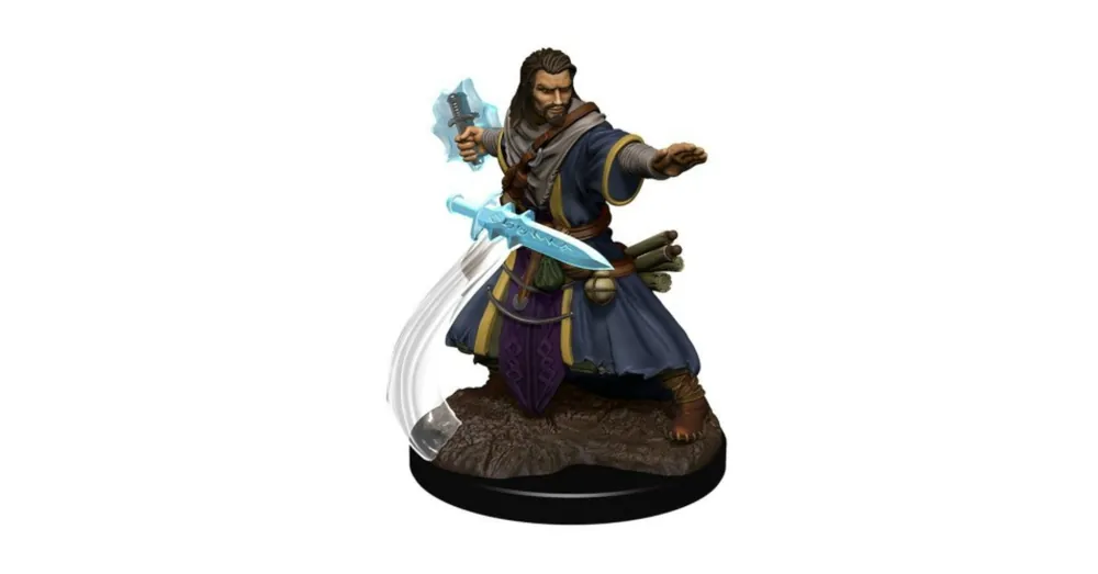 Azonnali szállítás D&D Icons Human Male Wizard Premium Prepainted Miniature