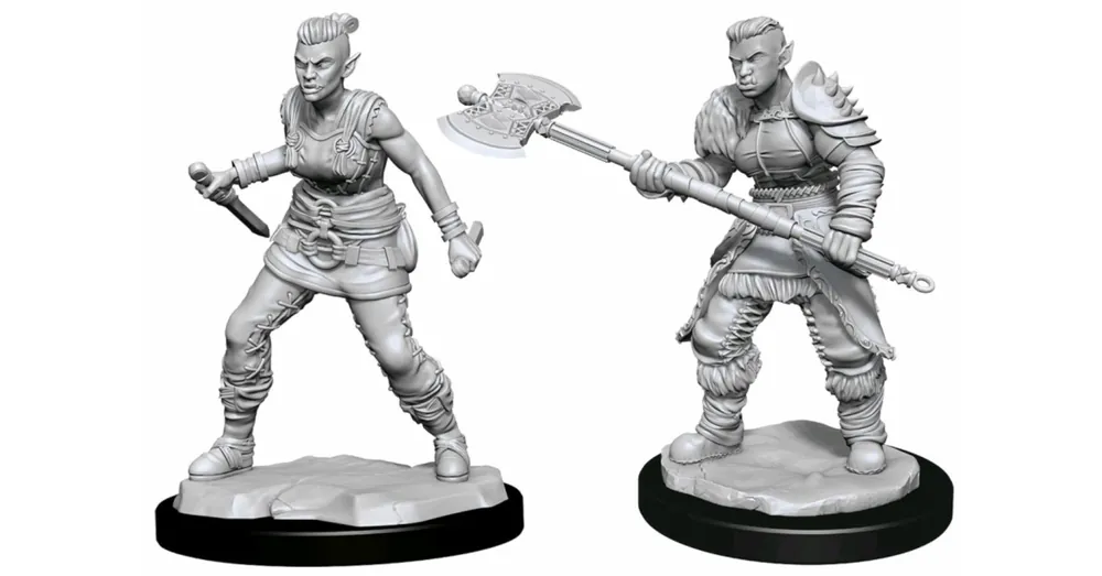 Utolsó esély D&D Nolzur‘s Marvelous Miniatures Orc Barbarian Female Wave 13
