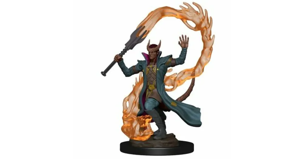 Ne maradj le D&D Icons Tiefling Sorcerer Male Premium Prepainted