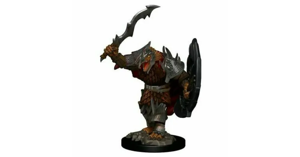 Outlet D&D Icons Dragonborn Fighter Male Premium Prepainted