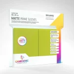 Újdonság GameGenic Matte Prime Sleeves, lime - 66x91mm (100 db/csomag)
