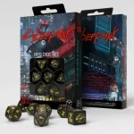 Dobókocka készlet - Cyberpunk Red Wet Work (7 db-os szett) Kiárusítás