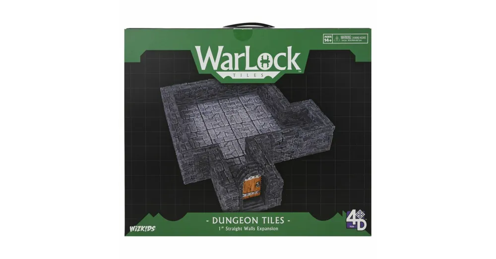 WarLock Tiles 1" Dungeon Straight Walls Biztonságos fizetés