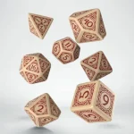 Árengedmény Dobókocka készlet, Viking beige/burgundy