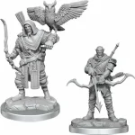 D&D Nolzur‘s Marvelous Miniatures Orc Ranger Male Wave 17 Gyors kiszállítás