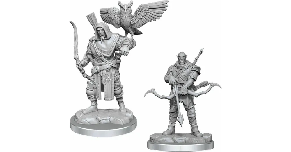 D&D Nolzur‘s Marvelous Miniatures Orc Ranger Male Wave 17 Gyors kiszállítás