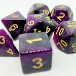 Dobókocka készlet Purple Galaxy Kedvezményes ár