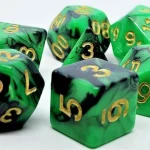 Dobókocka készlet Racing Green/Black Nézd meg most