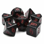 Dobókocka készlet Chon Drite Black/Red Azonnal elérhető