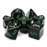 Újdonság Dobókocka készlet Chon Drite Black/Green