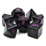 Újdonság Dobókocka készlet Chon Drite Black/Purple