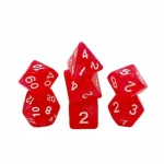 Dobókocka készlet Confetti Ruby Red Prémium