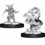 Vásárlói kedvenc Critical Role Unpainted Goblin Sorcerer & Rogue Female