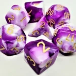 Ajánlat Dobókocka készlet Racing Purple/White